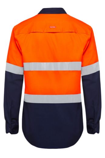 Picture of Hard Yakka DRILLSHIRT VENTED WITH TAPE L/S